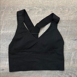 Black Women's Sports Bra
